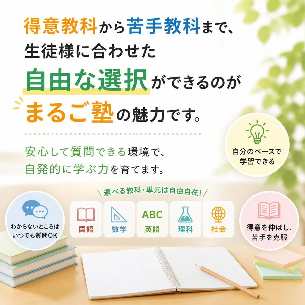 学習内容はあなた次第
