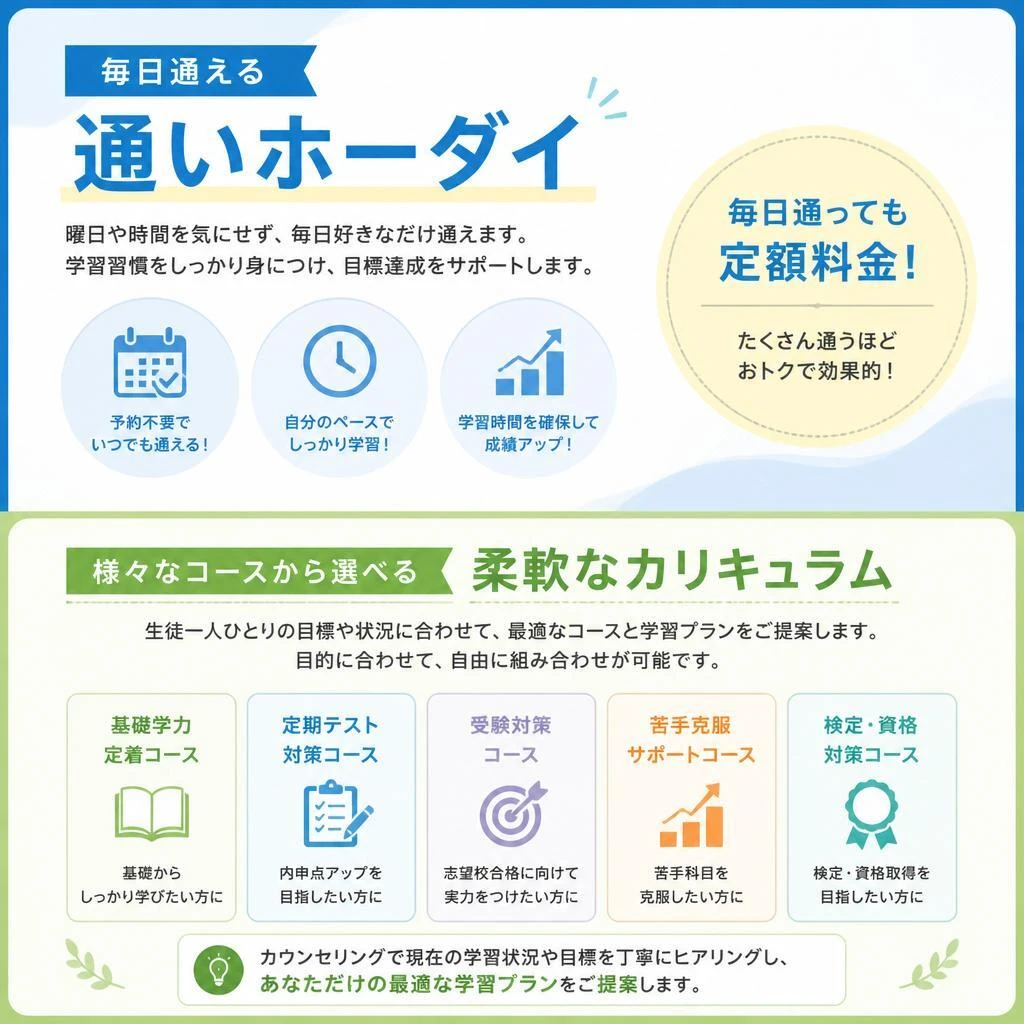 あなたに合った学習プラン