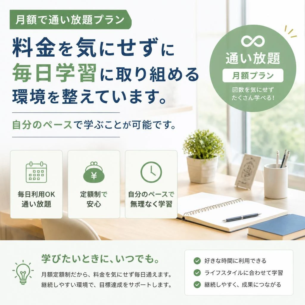 3. 安心の定額制