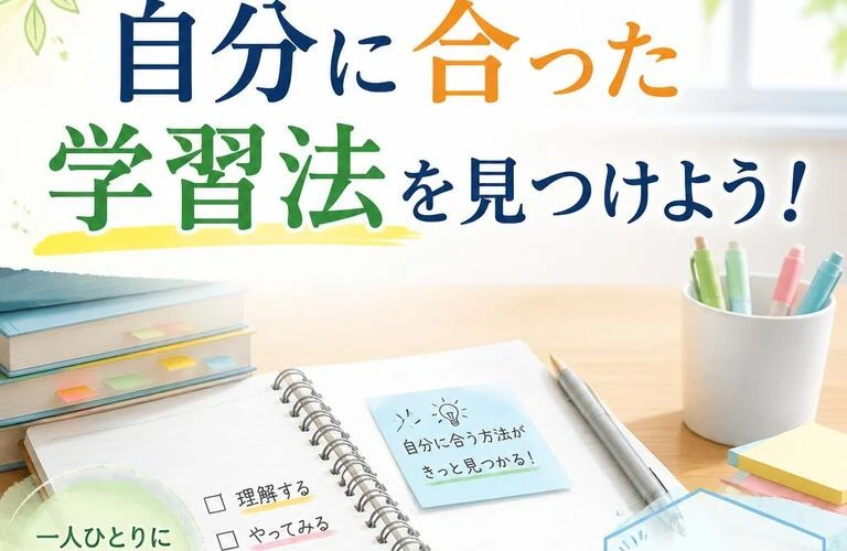 松山市古川で、「自分に合った学習法」を見つけよう！