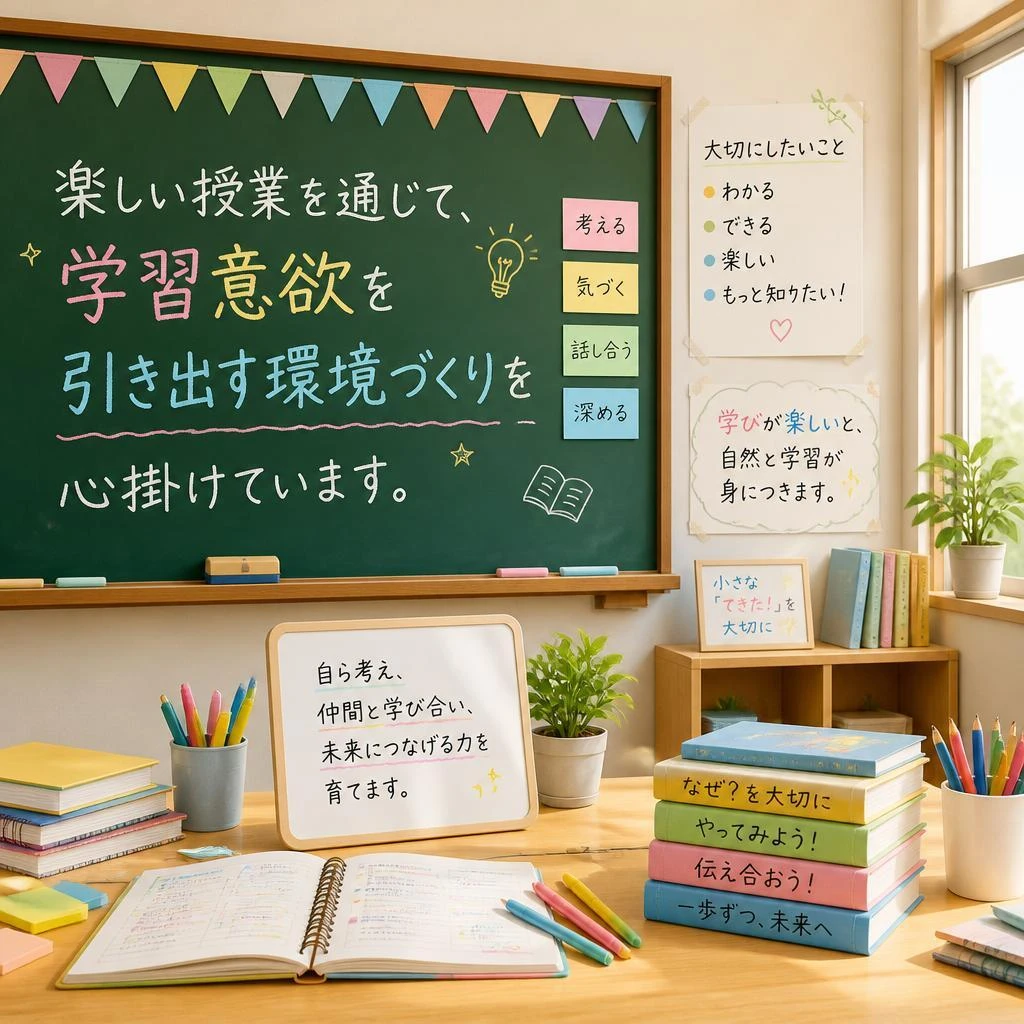 学ぶ楽しさを感じる環境