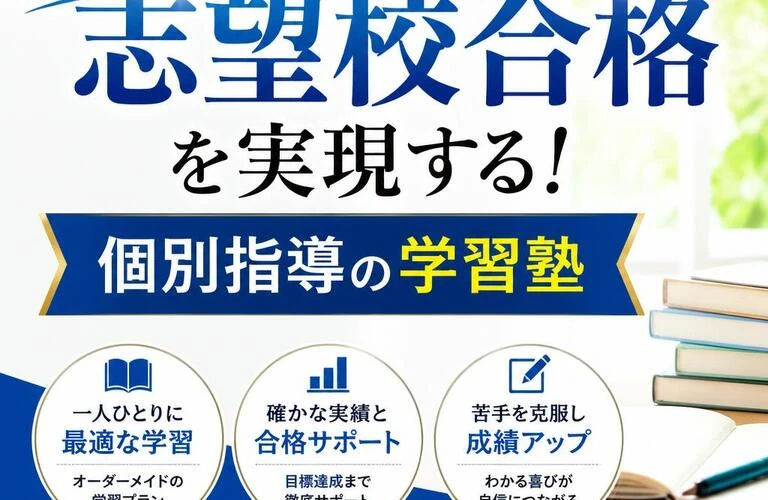 高まる志望校合格を実現する！個別指導の学習塾