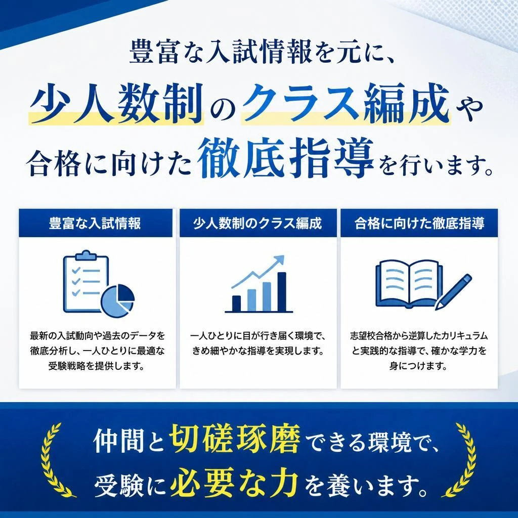 高校受験対策の充実