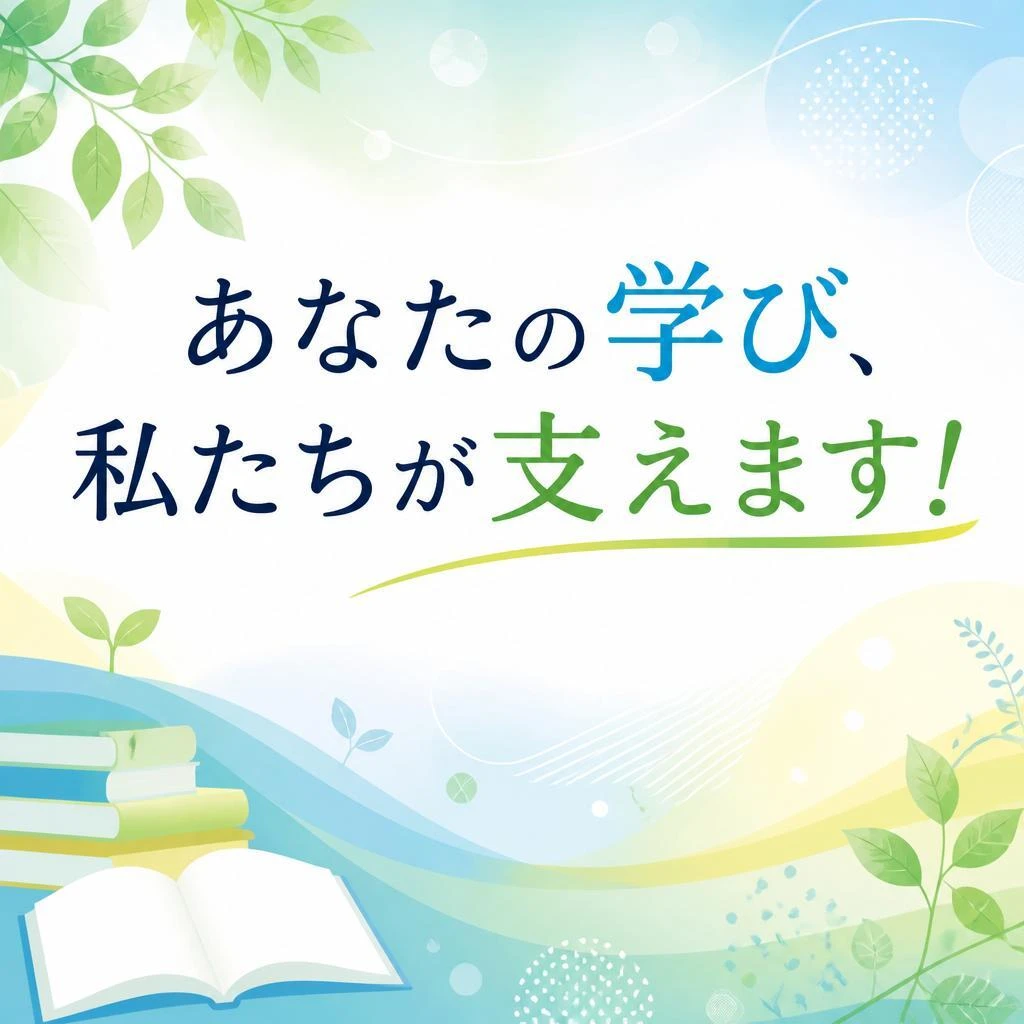 あなたの学び、私たちが支えます！