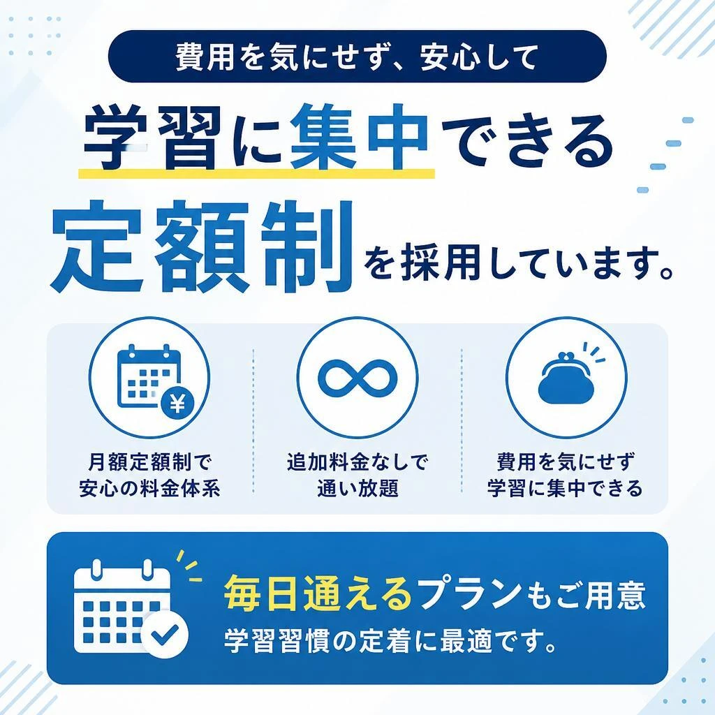 安心の定額制