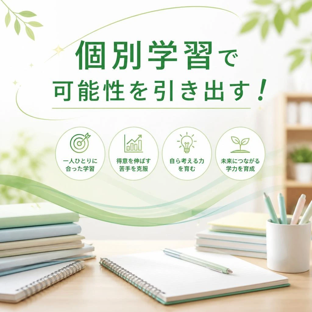 個別学習で可能性を引き出す！