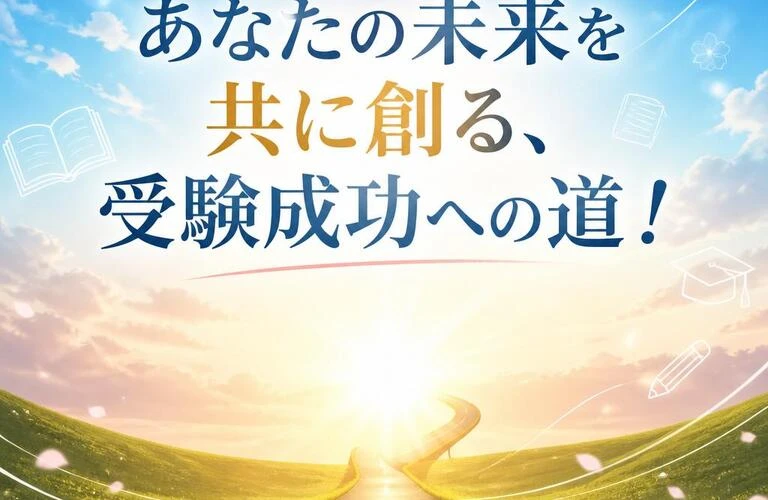 あなたの未来を共に創る、受験成功への道！