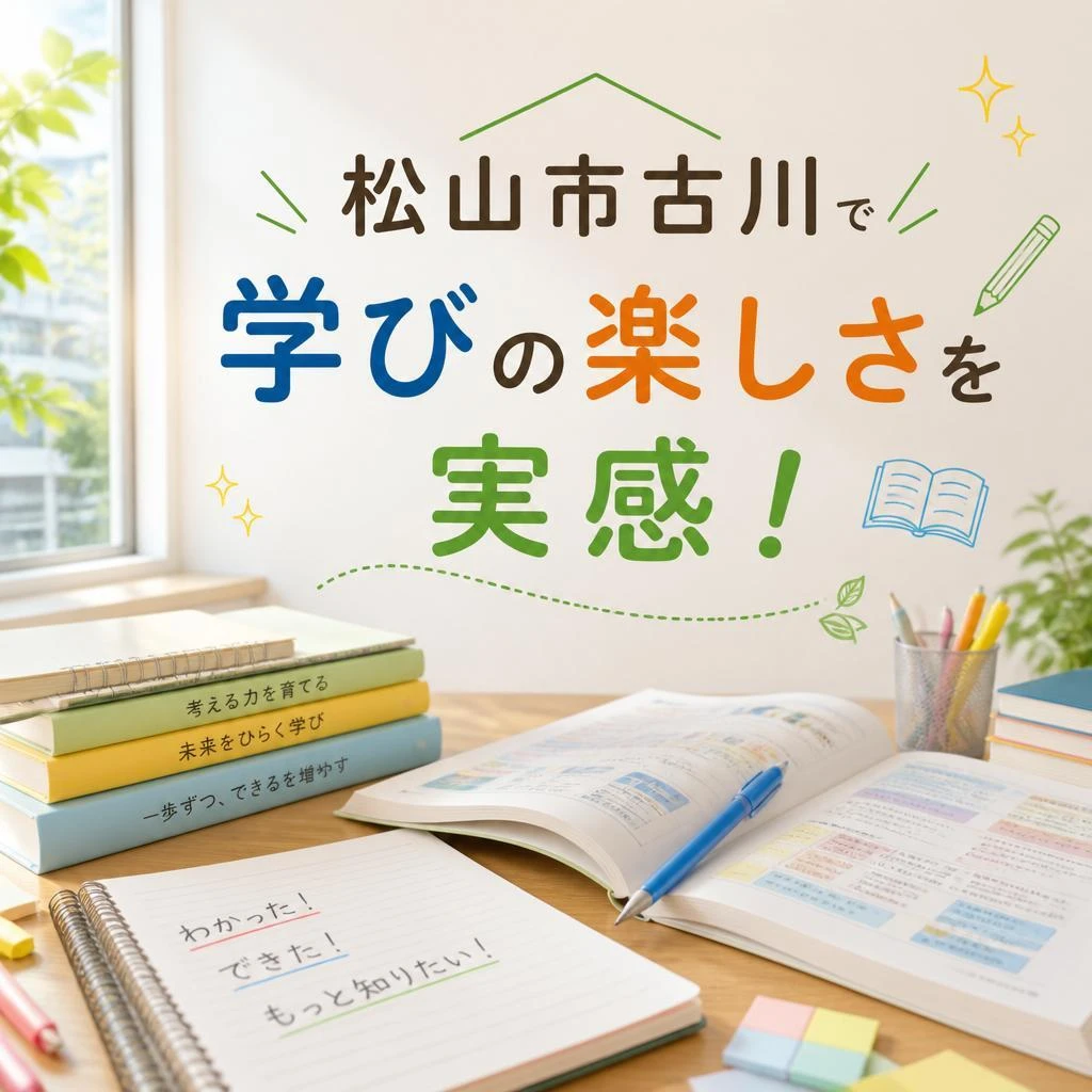 松山市古川で学びの楽しさを実感！