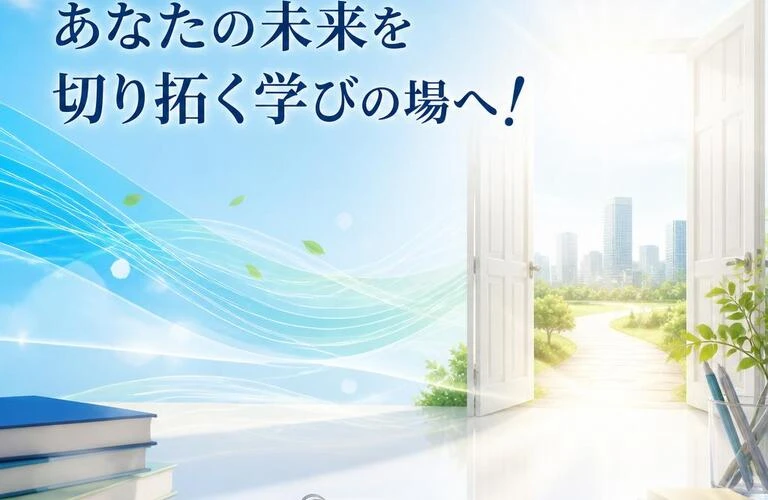 あなたの未来を切り拓く学びの場へ！