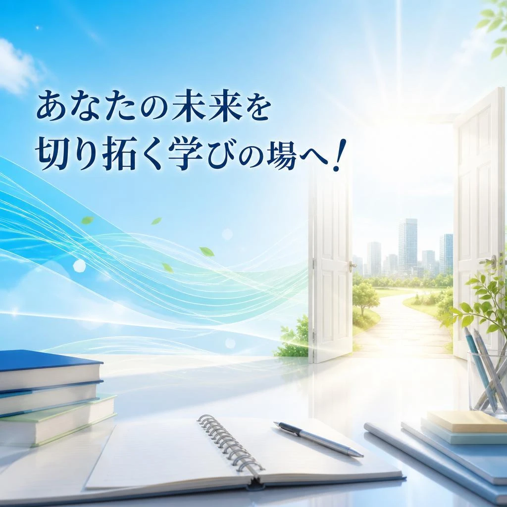 あなたの未来を切り拓く学びの場へ！